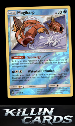 Reverse Holofoil Magikarp 17/111 Pokemon Common SM - Crimson Invasion Card NM - Image 1