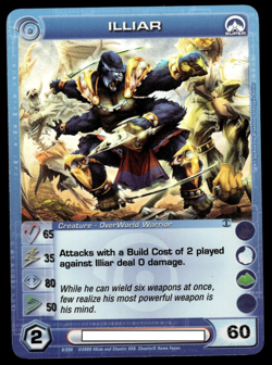 Chaotic AU 8/200 Illiar Holo Foil Super Rare Card Max Energy - Image 1