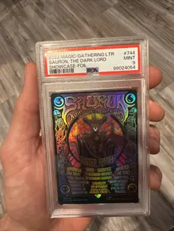 Sauron, the Dark Lord (Borderless Poster Foil) PSA 9 - Image 1