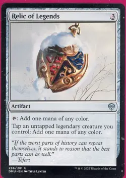 2022 Magic the Gathering Relic of Legends Artifact Dominaria United Near Mint - Image 1