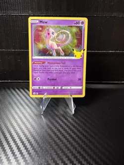 Mew 011/025 Celebrations Holo Pokemon TCG NM - Image 1