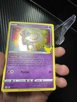 Mew 011/025 Celebrations Holo Pokemon TCG NM - Image 3