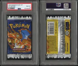 1999 Pokemon Base Set Booster 1st Edition - PSA 8/Pop 6 - Heavy 21.3 G Weighed - Image 3