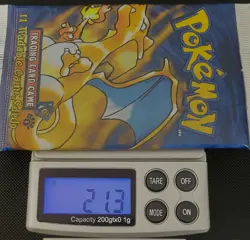 1999 Pokemon Base Set Booster 1st Edition - PSA 8/Pop 6 - Heavy 21.3 G Weighed - Image 4