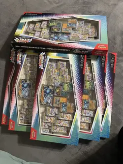 LOT OF 6 Pokemon Prismatic Lucario Ex Tyranitar Ex Premium Collection Sams Club - Image 2