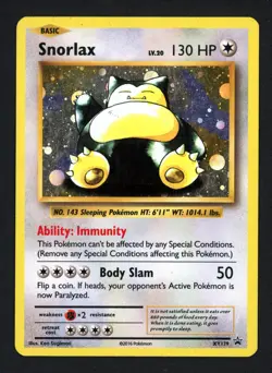 Snorlax XY179 XY Black Star Promo Pokemon TCG - Image 1