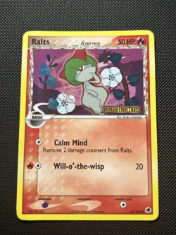 Ralts Dragon Frontiers 61/101 Reverse Holo Stamped LP Pokemon TCG - Image 1