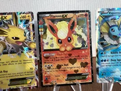2016 Pokemon TCG Generations EX Lot of Leafeon, Jolteon, Flareon, Vaporeon! - Image 4