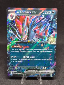 Pokemon TCG N's Zoroark EX 098/159 Journey Together Double Rare Holo NM - Image 1