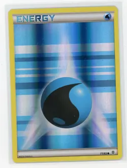Pokemon TCG - Water Energy 77/83 - Generations - Holo - Image 1