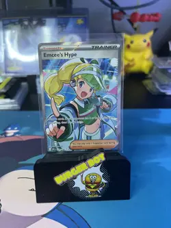 Pokemon TCG Emcee’s Hype IR super rare 220/182 Destined Rivals - Image 1