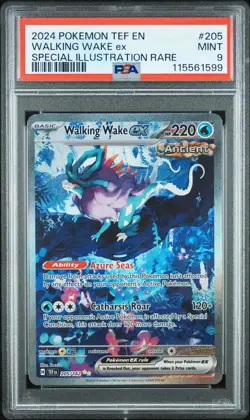 2024 Pokemon Temporal Forces - Walking Wake EX - SIR - PSA 9 (Aug 25) - Image 1