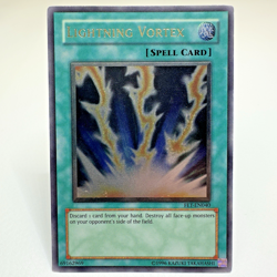 Yugioh Lightning Vortex FET-EN040 Unlimited Ultimate Rare Holo - VLP/NM 🔥 💎💎 - Image 1