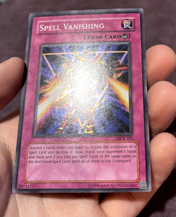 Spell Vanishing Super Rare DCR-101 Unlimited Edition Yugioh TCG LP - Image 3