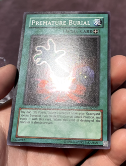 Premature Burial db1-en091 Super Rare Yu-Gi-Oh! TCG Near Mint - Image 3