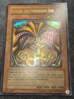 Yu-Gi-Oh! Exodia The Forbidden One LOB-124 Foil Shift Misprint Error - Image 2