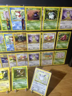 Large Lot Of Jungle Set Pokemon Cards 8 Sheets! 12 First Editions!! - Image 4