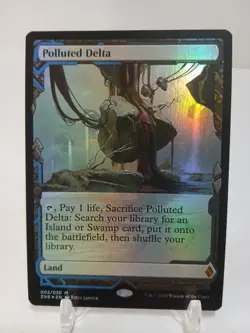 Polluted Delta Zendikar Rising Expeditions Foil Card NM Condition - Image 1