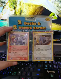 RARE Pokemon 2 Black And White Theme Decks and 2 cards!-Sealed-Read Description - Image 1