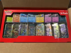 Pokemon TCG Prismatic Evolutions Costco 8 Mini-Tin Bundle w/ Promo Cards SEALED - Image 1