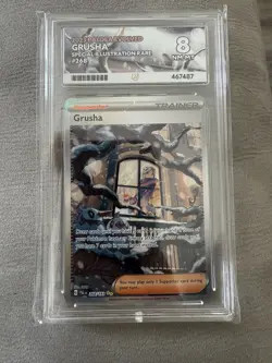 Pokemon TCG Grusha Scarlet & Violet Paldea Evolved Holo Card 268/193 Ace 8 - Image 1