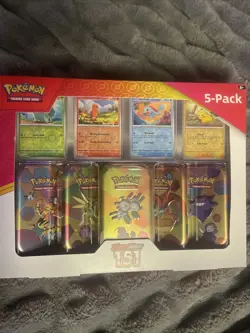 Pokemon 5-pack Scarlet & Violet 151 Trading Card Game. - Image 1