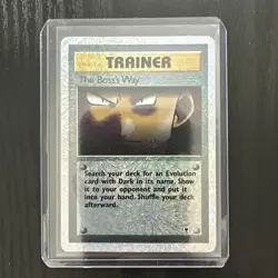 The Boss's Way 105/110 Legendary Collection Reverse Holo Pokemon Card RARE - Image 1