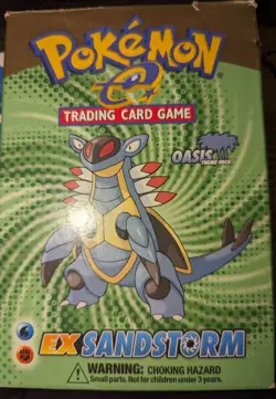 Ex Sandstorm OASIS Theme Deck Pokemon TCG Armaldo Opened Box Worn, 60 Card Deck - Image 1