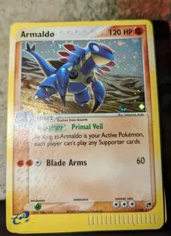 Ex Sandstorm OASIS Theme Deck Pokemon TCG Armaldo Opened Box Worn, 60 Card Deck - Image 5