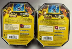 Lot of 2 - Pokemon TCG Hidden Fates Card Charizard GX Tin Factory Sealed - Image 2