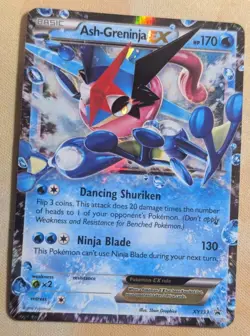 Pokemon TCG Ash-Greninja EX XY Black Star Promo XY133 Holo Card TCG Regular Size - Image 1