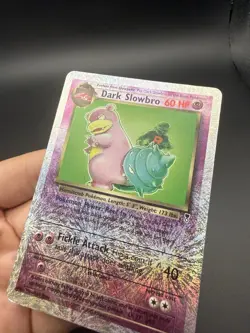 Pokemon Card Dark Slowbro 8/110 Legendary Collection Reverse Holo Rare Played - Image 3