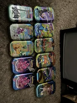 Pokemon Mini Tins Assortment, English All Clean, EMPTY TINS NO CARDS. - Image 1