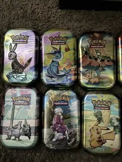 Pokemon Mini Tins Assortment, English All Clean, EMPTY TINS NO CARDS. - Image 2
