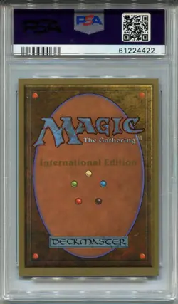 MTG Magic The Gathering International Edition Card Llanowar Elves PSA 7 - Image 2