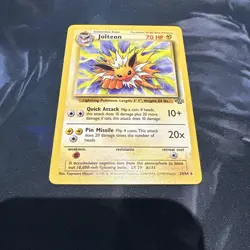 Pokemon Jungle Jolteon 20/64 Non-Holo Rare Card Unlimited Edition 1999 NM - Image 1