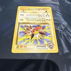 Pokemon Jungle Jolteon 20/64 Non-Holo Rare Card Unlimited Edition 1999 NM - Image 3