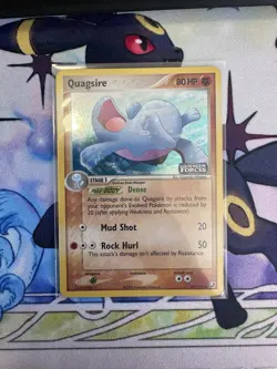 Pokemon TCG Quagsire EX Unseen Forces 44/115 Uncommon Card - Image 1