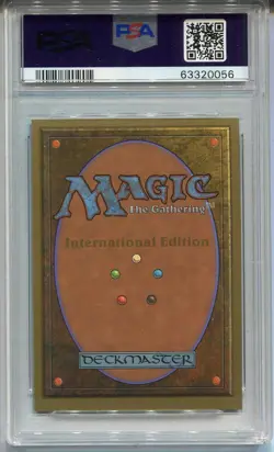 MTG Magic The Gathering International Edition Card Veteran Bodyguard PSA 9 - Image 2