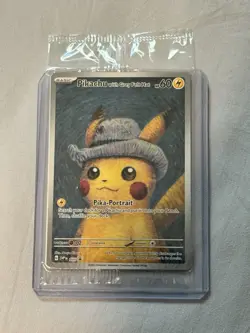 Pikachu with Grey Felt Hat 085 Sv: Scarlet & Violet Promo Card Van Gogh Sealed - Image 1