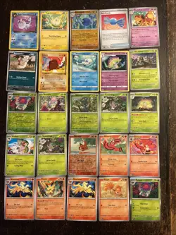 100 Pokemon cards. All Cards Pictured. Bulk. Holo. Reverse Holo. No Energy. - Image 3