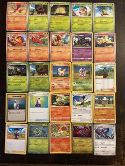 100 Pokemon cards. All Cards Pictured. Bulk. Holo. Reverse Holo. No Energy. - Image 4