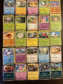 100 Pokemon cards. All Cards Pictured. Bulk. Holo. Reverse Holo. No Energy. - Image 2