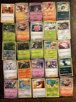 100 Pokemon cards. All Cards Pictured. Bulk. Holo. Reverse Holo. No Energy. - Image 4
