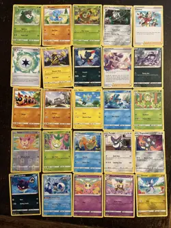 100 Pokemon cards. All Cards Pictured. Bulk. Holo. Reverse Holo. No Energy. - Image 2