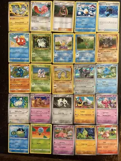 100 Pokemon cards. All Cards Pictured. Bulk. Holo. Reverse Holo. No Energy. - Image 4