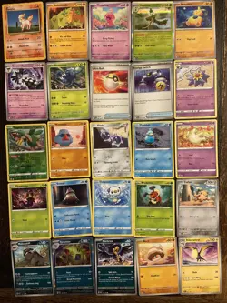 100 Pokemon cards. All Cards Pictured. Bulk. Holo. Reverse Holo. No Energy. - Image 4