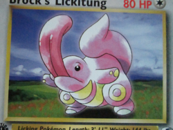 Brock's Lickitung -41/132- 1st Edition Uncommon WOTC TCG-Gym Heroes Pokemon Card - Image 2