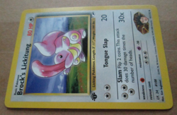 Brock's Lickitung -41/132- 1st Edition Uncommon WOTC TCG-Gym Heroes Pokemon Card - Image 3