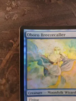 Magic The Gathering Oboro Breezecaller FOIL Saviors of Kamigawa MP (1) - Image 2